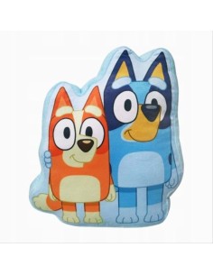 Cuscino sagomato Bluey Bingo – 34x28 cm di coccole e allegria!