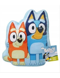 Cuscino sagomato Bluey Bingo – 34x28 cm di coccole e allegria! 2