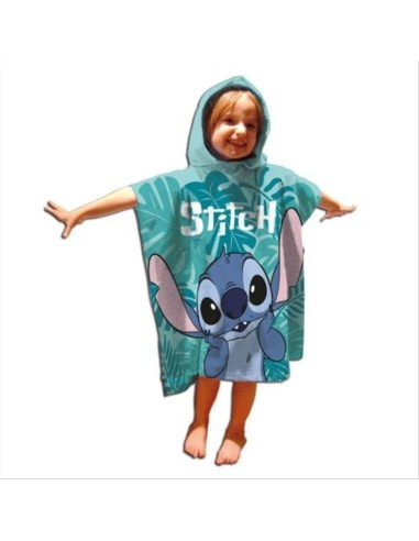 Poncho Mare Stitch Leaf 55x110cm – Avventure tropicali a prova di spla