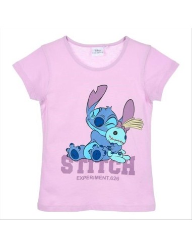 Maglietta Rosa Stitch 100% Cotone – Dolcezza Disney dai 3 agli 8 anni 