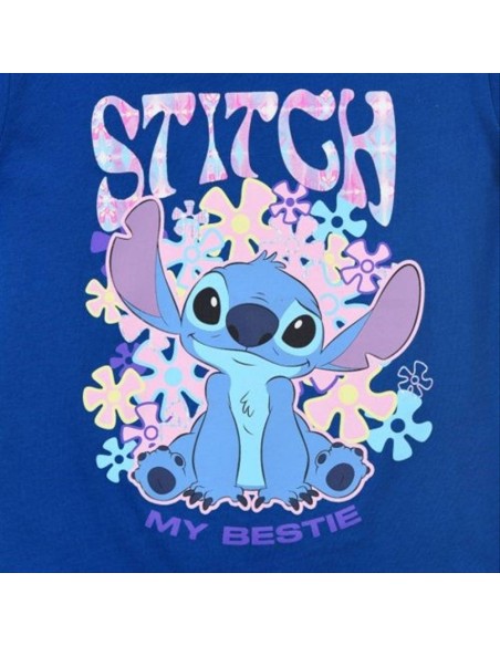 Maglietta Bambini Stitch 100% Cotone – Comfort Disney dai 3 agli 8 ann