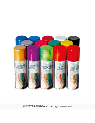 Spray Capelli Colorato 125 ml 11 Colori