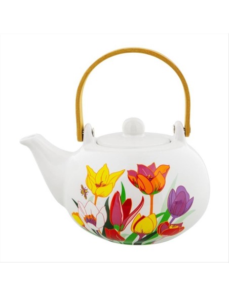 Teiera Giapponese Tulipes 1L in Gres con Filtro