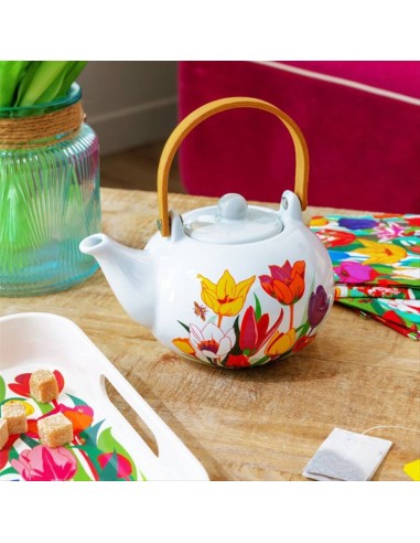 Teiera Giapponese Tulipes 1L in Gres con Filtro