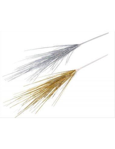 Ramo filamenti metallizzati a spirale - H104 cm - 2 colori disponibili
