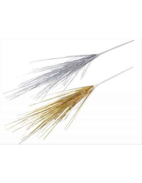 Ramo filamenti metallizzati a spirale - H104 cm - 2 colori disponibili