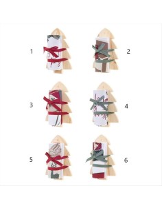 Tagliere Albero con Strofinaccio 40x70cm Christmas is Coming – 6 Model