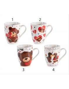Tazza Orsetto con Cuore in Porcellana 300 ml