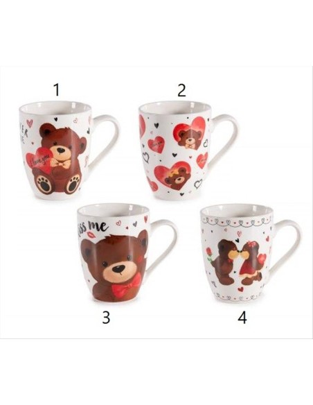 Tazza Orsetto con Cuore in Porcellana 300 ml