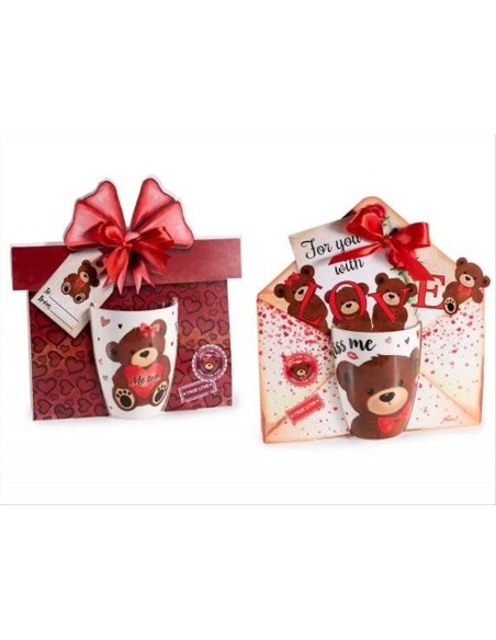 Tazza Orsetto con Cuore in Porcellana 300 ml