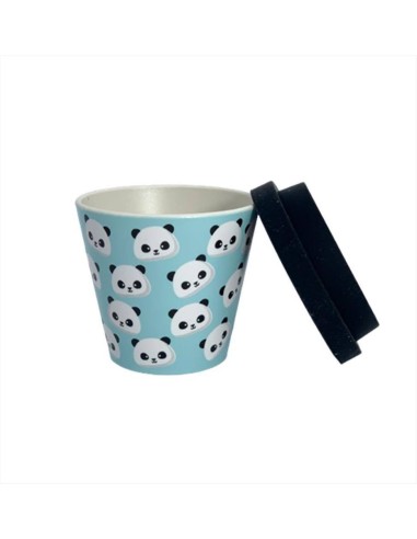 Tazzina da Caffè 90ml Pandastic iDRINK con Tappo Silicone