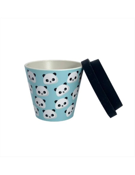 Tazzina da Caffè 90ml Pandastic iDRINK con Tappo Silicone