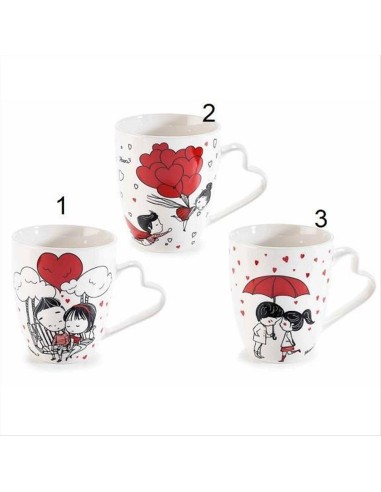 Tazza in porcellana 350cml con Innamorati - San Valentino | Diamante R