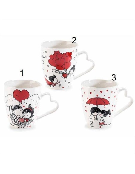 Tazza in porcellana 350cml con Innamorati - San Valentino | Diamante R