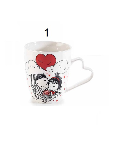 Tazza in porcellana 350cml con Innamorati - San Valentino | Diamante R