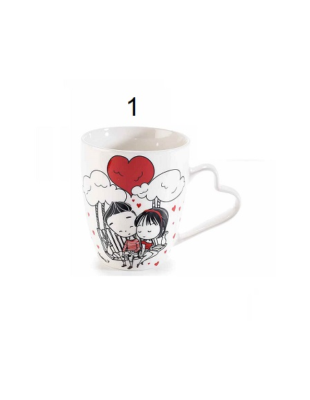 Tazza in porcellana 350cml con Innamorati - San Valentino | Diamante R
