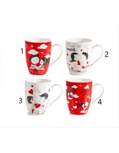 Tazza Coppia Innamorati in Ceramica 300 ml