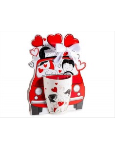 Tazza Coppia Innamorati in Ceramica 300 ml 2