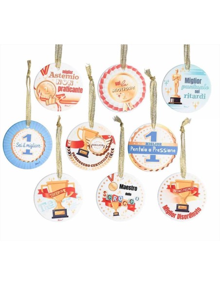 Decorazione Numero Uno in Ceramica con Dedica