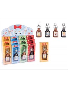 Portachiavi Papà in Ecopelle con Dedica 4 Varianti 2