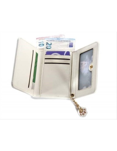 Portafoglio Gatto in Ecopelle con Ricamo