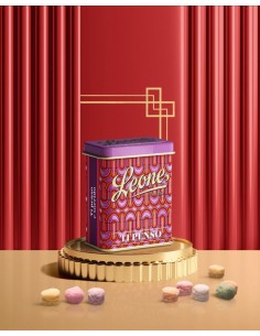 Pastiglie Leone Love 2025 30g – Lattina con Dedica e Gusti Miste Disse 2