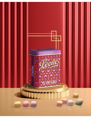 Pastiglie Leone Love 2025 30g – Lattina con Dedica e Gusti Miste Disse