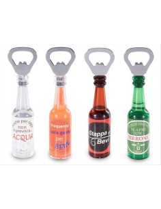 Apribottiglia magnetico con frasi divertenti - 4 varianti 🍻😄