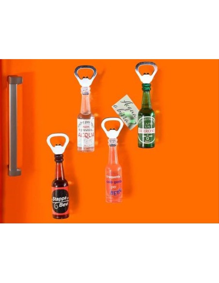 Apribottiglia magnetico con frasi divertenti - 4 varianti 🍻😄