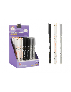 Penna cancellabile con tappo Kawaii - 13 modelli  2