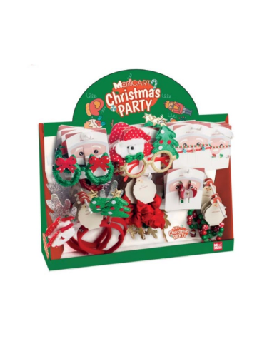 Accessori Natalizi 12 Modelli 🎅✨ Occhiali, Bracciali, Pinze, Scrunchy