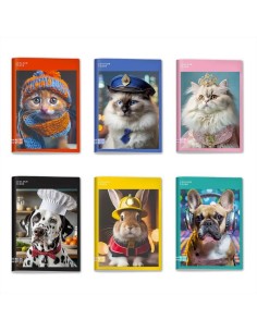 Quaderno A4 Maxi 10mm COLOUR CODE ANIMAL SNAPSHOT SJ Gang 🐾📘 | 96 10