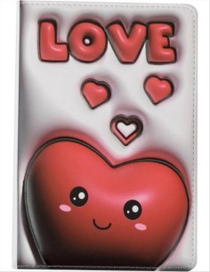 iTOTAL Agenda A5 squishy 3D CUORE Follow your heart 2
