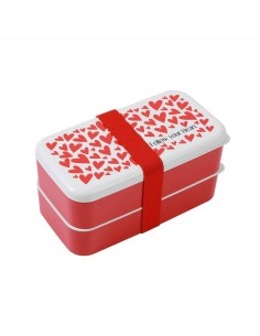 iTOTAL Lunch box portapranzo FOLLOW YOUR HEART Cuori