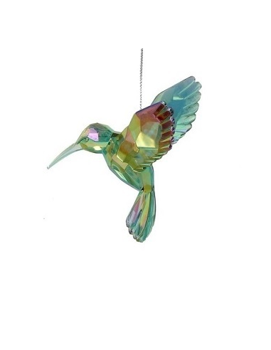 Decorazione 3D Colibrì Iridescente 3 varianti (1pz)