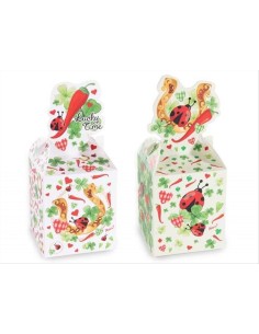 Scatolina Portafortuna con Quadrifoglio 2 Varianti