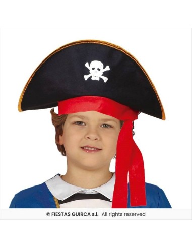 Cappello da Pirata con Fascia Bambino - Diamante Rosa