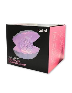 Lampada Conchiglia Glitterata Cambiacolore - Magia e Luce! 2