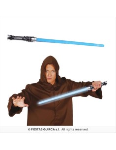 Spada Laser Spaziale LED Blu 65 cm | Diamante Rosa