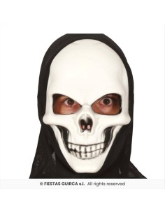 Maschera Teschio con Cappuccio – Accessorio Horror Halloween 💀🎃