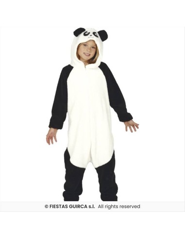 Costume Bambino Panda Kigurumi - 3 Taglie | Diamante Rosa
