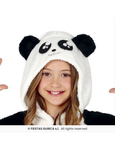 Costume Bambino Panda Kigurumi - 3 Taglie | Diamante Rosa