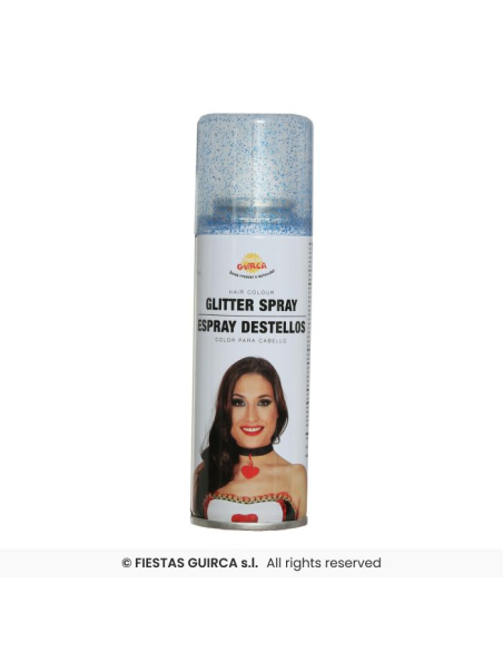 Spray Capelli Glitterato 125 ml 6 Colori | Diamante Rosa