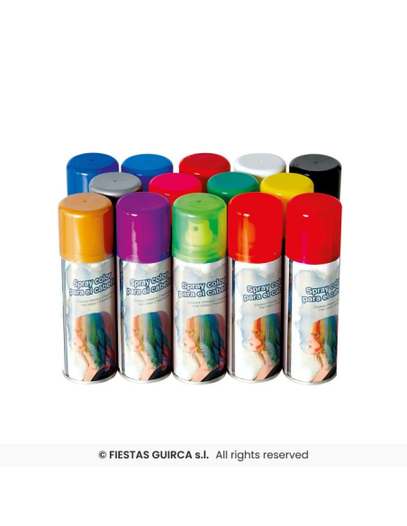 Spray Capelli Colorato 125 ml 11 Colori