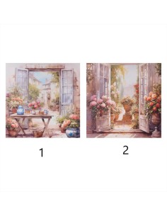 Quadro 30x30cm Fiorirà Nuvole di Stoffa - 2 fantasie (1pz)