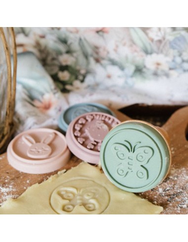 Timbri pasquali 4pz Coniglietto Pepen