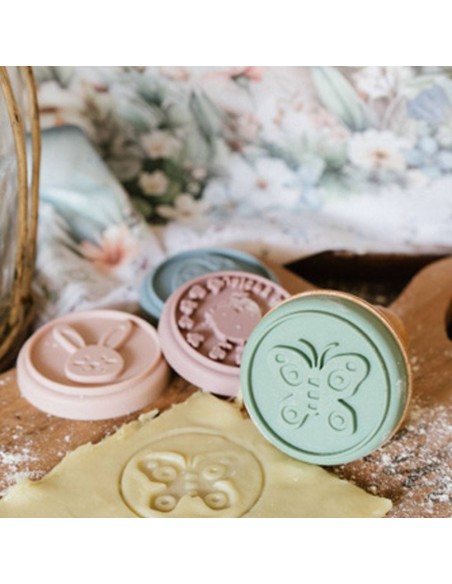 Timbri pasquali 4pz Coniglietto Pepen