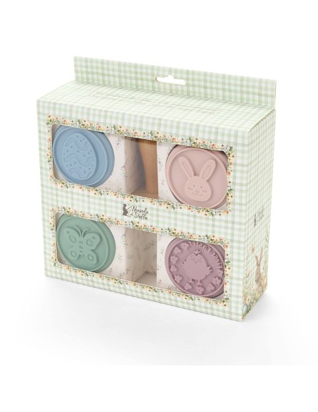 Timbri pasquali 4pz Coniglietto Pepen