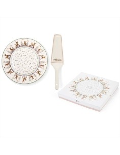 Piatto con paletta Coniglietti Pepen D27cm