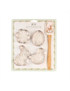 Spatola con 4 Stampini Pasquali Coniglietto Pepen